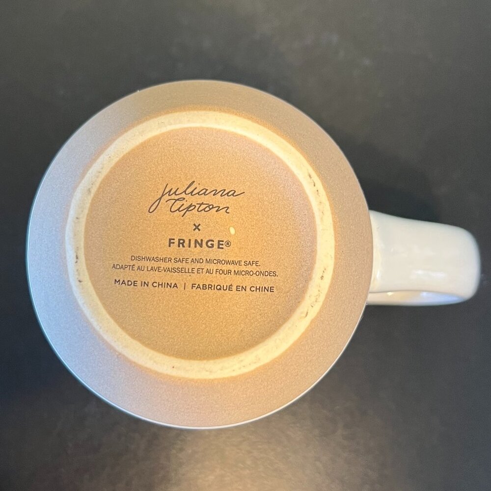 FRINGE STUDIO Embossed HONEY BUMBLEBEE Stoneware Mug Juliana Tipton Collection - Picture 10 of 11